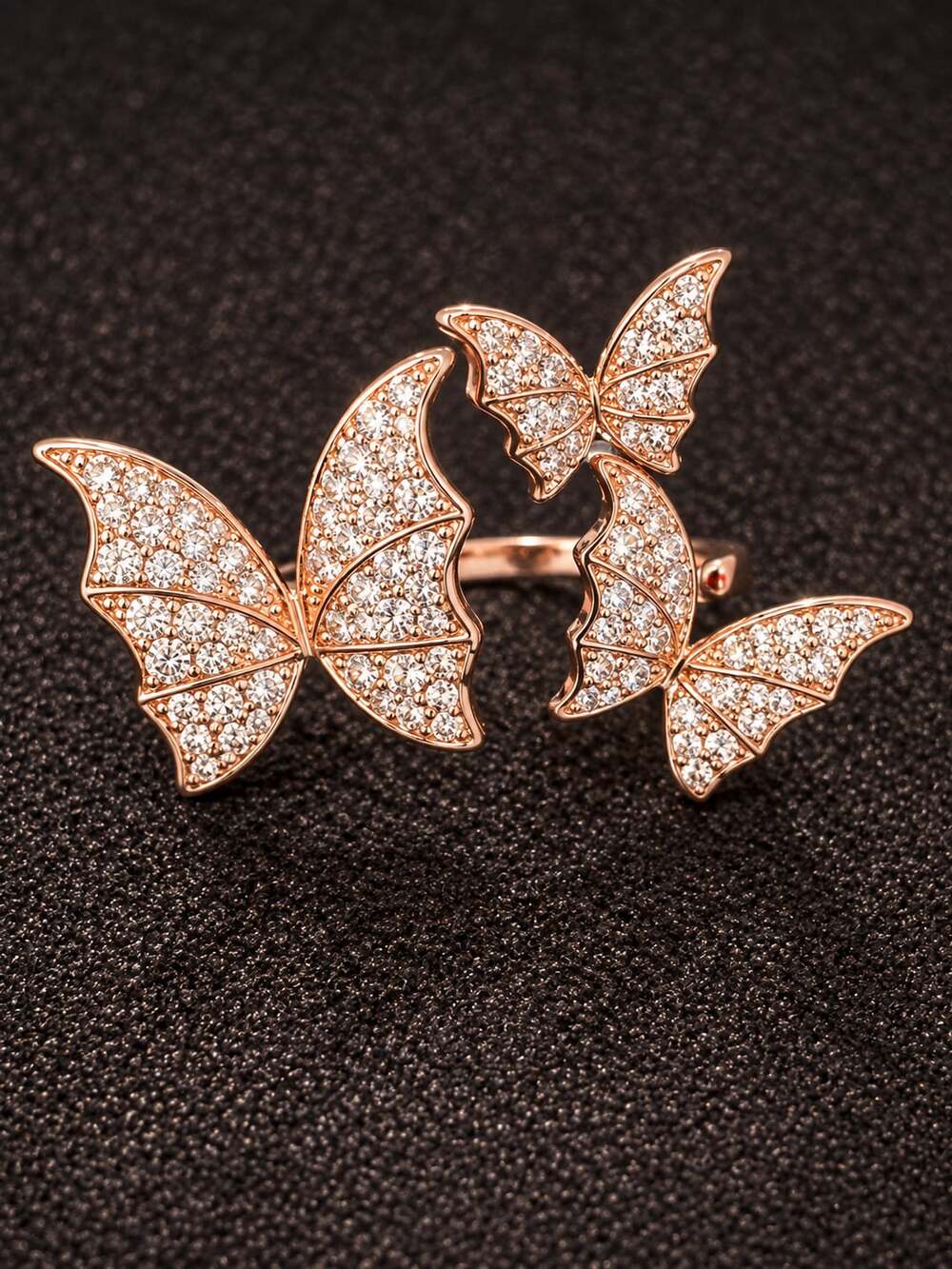 Rose Gold Butterfly Ring